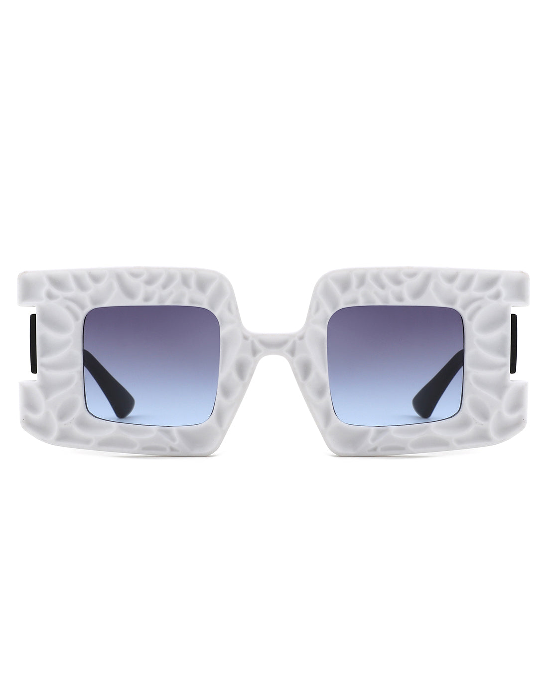 Pledge - Modern Chunky Geometric Square Fashion Sunglasses - Charming Charlie