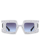 Pledge - Modern Chunky Geometric Square Fashion Sunglasses - Charming Charlie