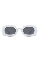 Uplift - Geometric Irregular Thick Frame Square Fashion Sunglasses - Charming Charlie