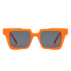 Xeno - Flat Top Geometric Fashion Square Sunglasses - Charming Charlie
