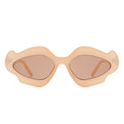 Zyrith - Geometric Wavy Designed Women's Sunglasses - Charming Charlie