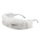 Kyriel - Y2K Wrap Around Fuzzy Fashion Furr Women Sunglasses - Charming Charlie