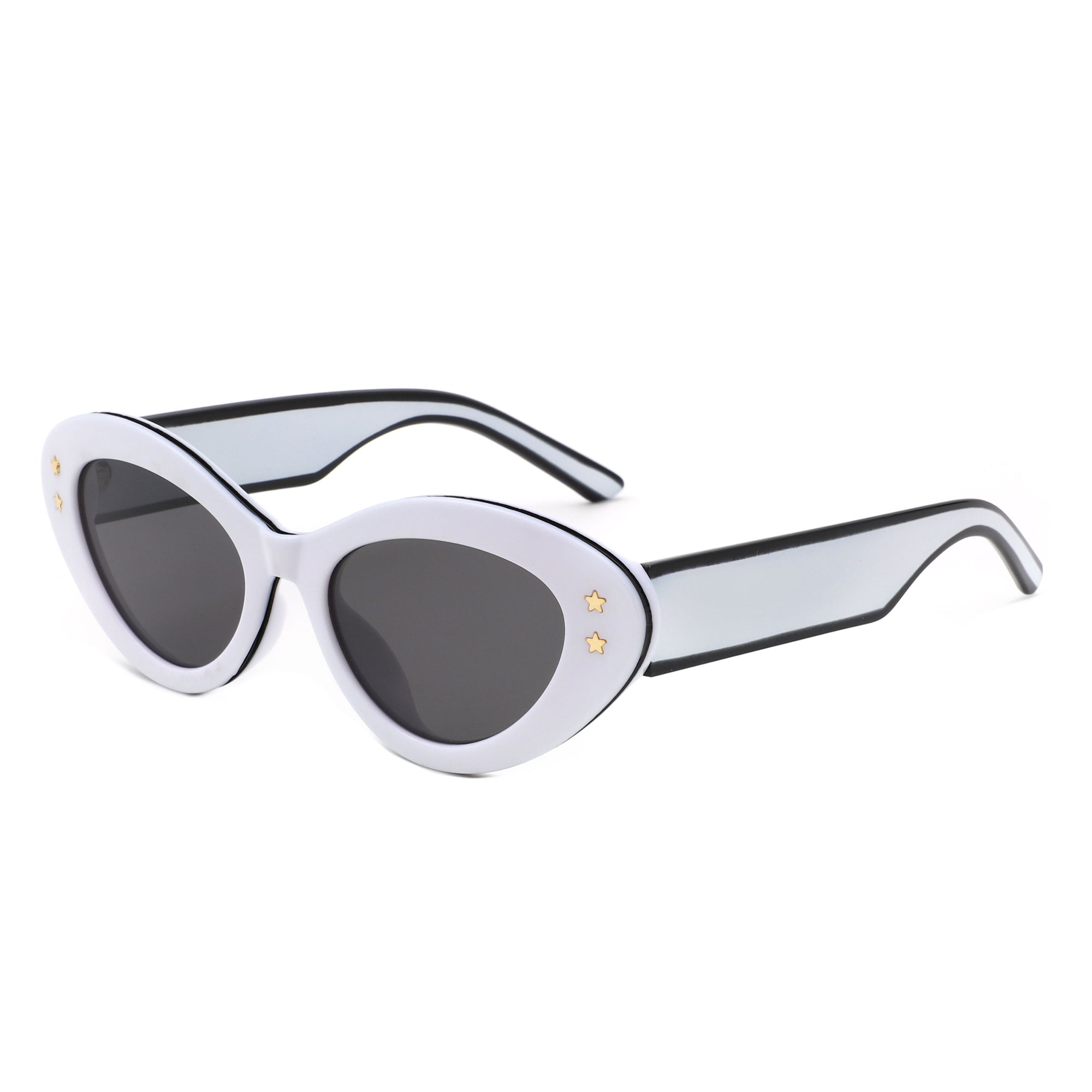 Elandor - Cat Eye Oval Star Designed Sunglasses - Charming Charlie