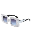 Pledge - Modern Chunky Geometric Square Fashion Sunglasses - Charming Charlie