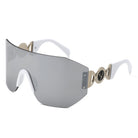 Brio - Oversized Bold Square Retro Rimless Sunglasses - Charming Charlie
