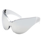 Quirk - Futuristic Oversized Shield Wrap Around Tinted Sunglasses - Charming Charlie