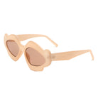 Zyrith - Geometric Wavy Designed Women's Sunglasses - Charming Charlie