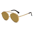 BETHEL | CA08 - Retro Mirrored Lens Teardrop Aviator Sunglasses - Cramilo Eyewear - Stylish Trendy Affordable Sunglasses Clear Glasses Eye Wear Fashion