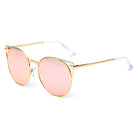 CLAYTON | CA04 - Women Round Petite Cat Eye Sunglasses Circle - Cramilo Eyewear - Stylish Trendy Affordable Sunglasses Clear Glasses Eye Wear Fashion