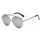 BETHEL | CA08 - Retro Mirrored Lens Teardrop Aviator Sunglasses - Cramilo Eyewear - Stylish Trendy Affordable Sunglasses Clear Glasses Eye Wear Fashion