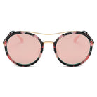 EMPORIA | CA14 - Retro Polarized Lens Circle Round Sunglasses - Cramilo Eyewear - Stylish Trendy Affordable Sunglasses Clear Glasses Eye Wear Fashion