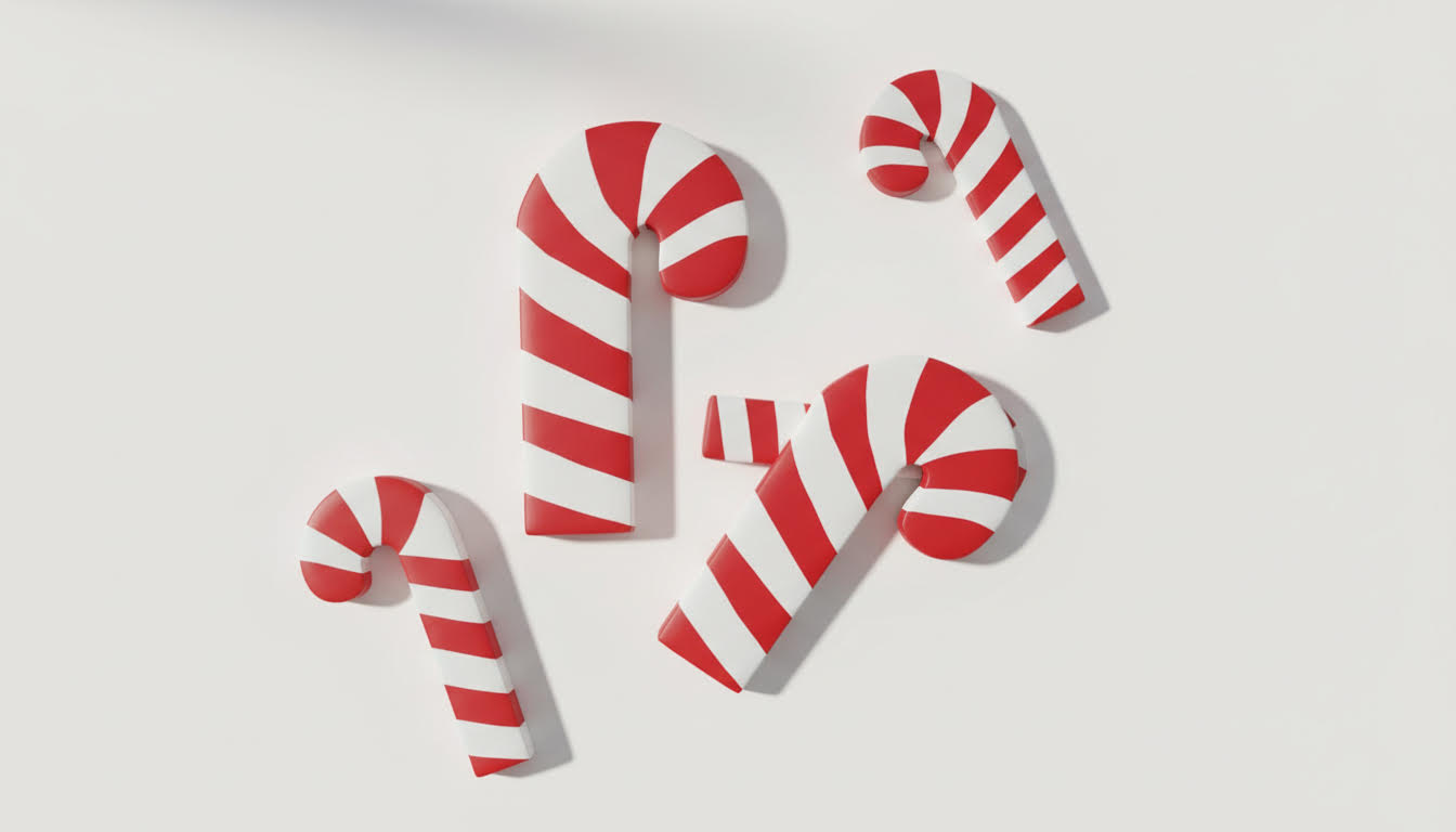 Candy Cane Journal. Pack of 2 - Charming Charlie