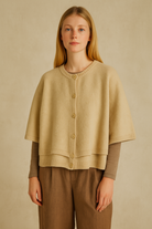 Button Poncho - Charming Charlie