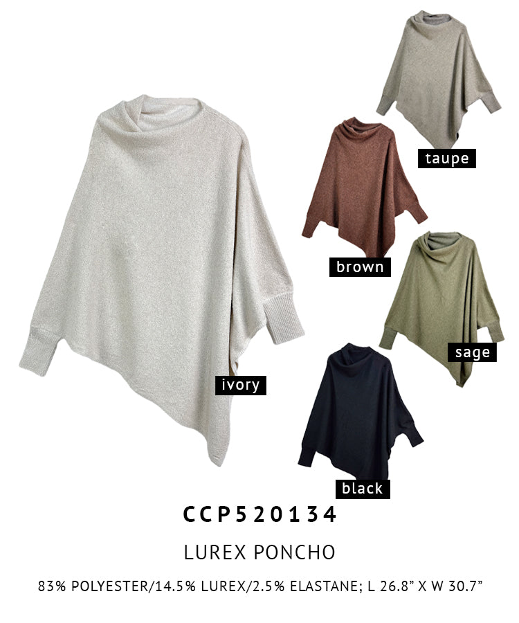 Lurex Poncho - Charming Charlie