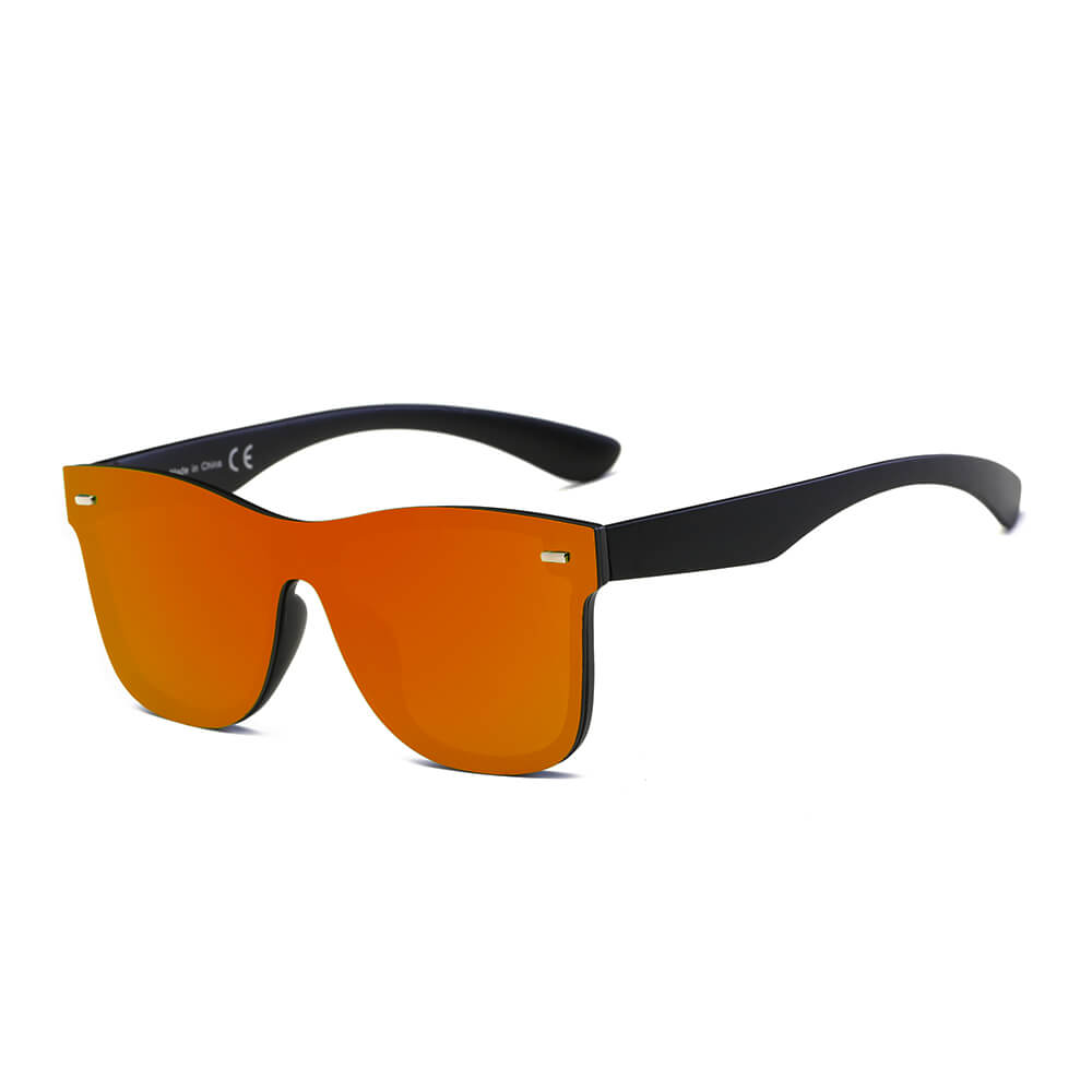 ALTO | S2010 - Modern Colored Rim Men's Horn Rimmed Sunglasses - Cramilo Eyewear - Stylish Trendy Affordable Sunglasses Clear Glasses Eye Wear Fashion