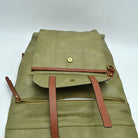 Long Lasting Vintage Leather Backpack Laptop Messenger Bag - Backpacks