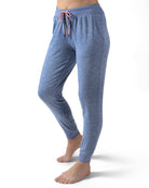Women's Space Dye Baby Terry Bamboo Blend Jogger Pants - Charming Charlie