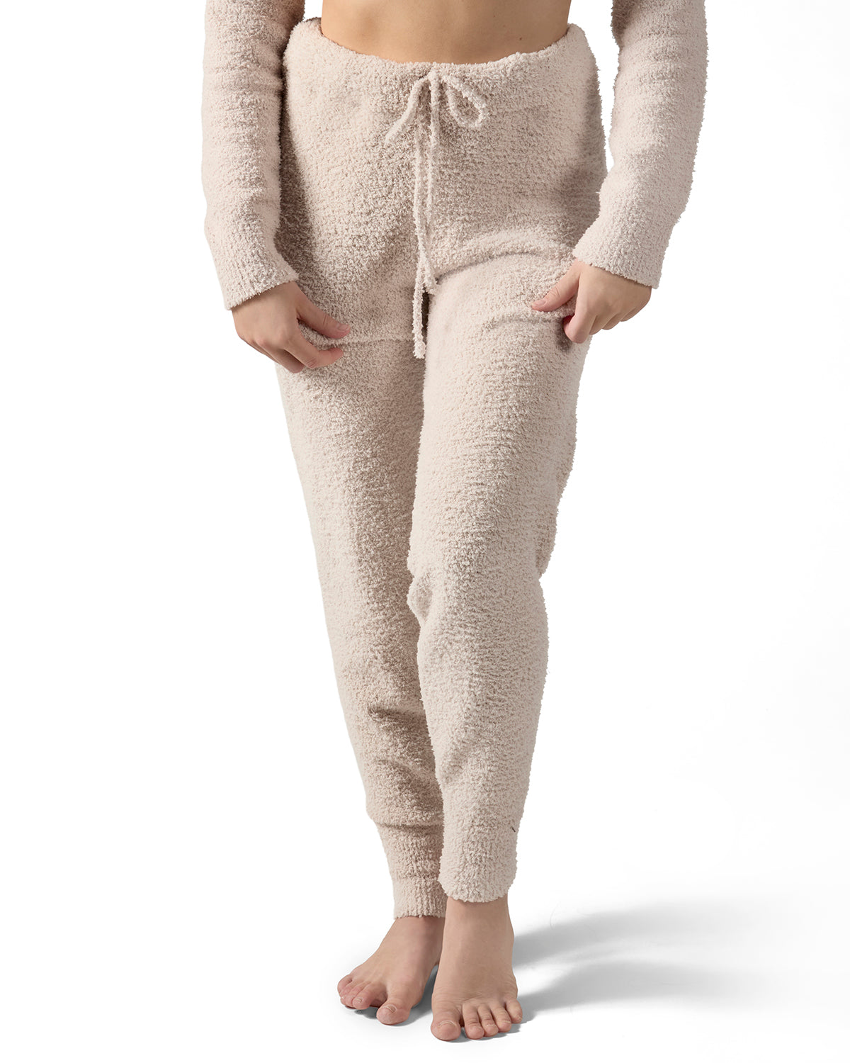Women's Soft and Cozy Knit Casual Solid Jogger Pants - Charming Charlie