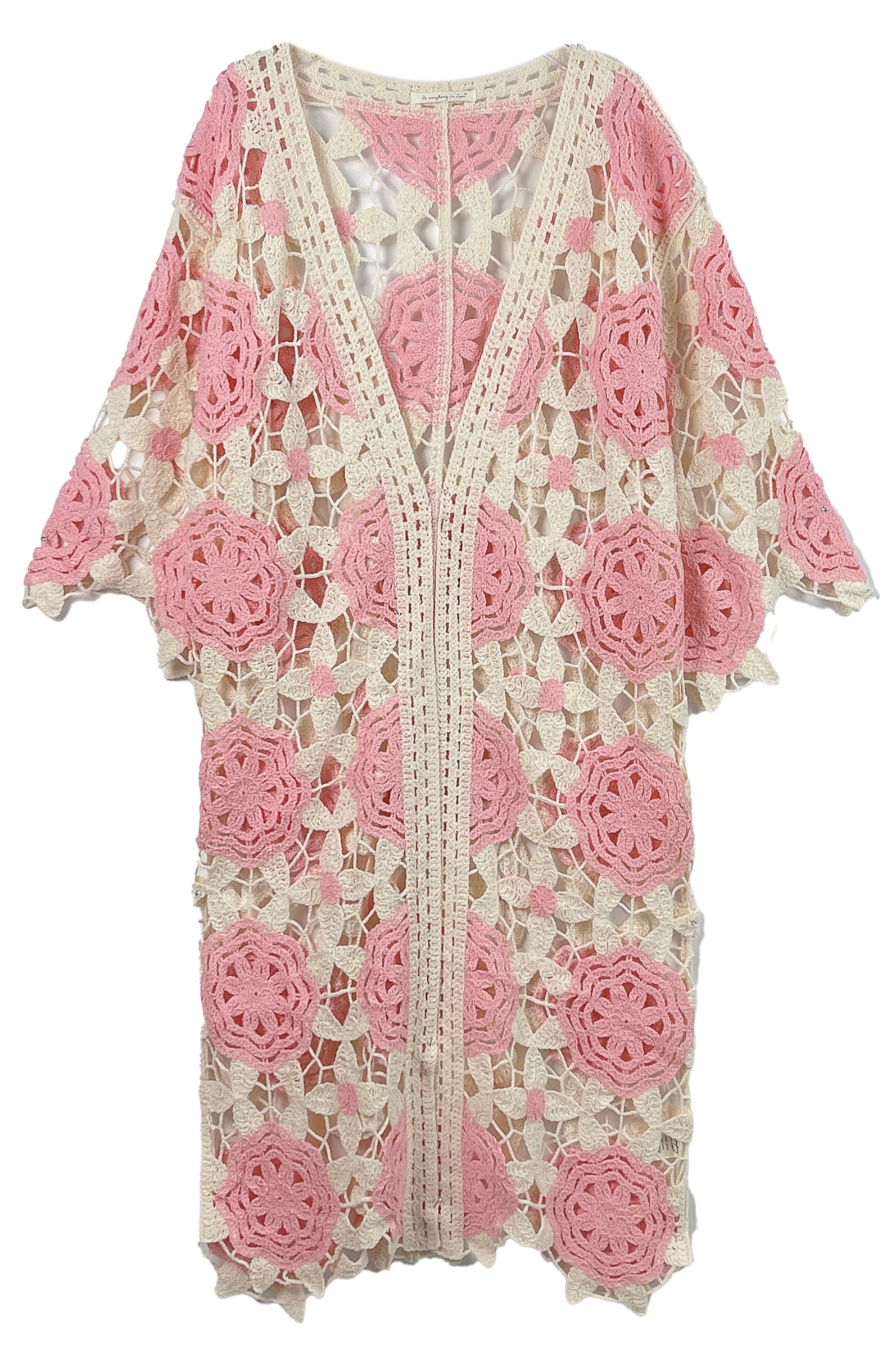 Flower Crochet Cardigan - Charming Charlie