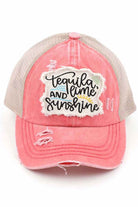 CORAL-C.C TEQUILA LIME AND SUNSHINE PATCH PONYCAP is the perfect accessory for any outdoor adventure. With its fun and vibrant tequila lime and sunshine patch design, this ponytail cap will add a touch of personality to any outfit. Made with durable materials, it provides comfortable protection from the sun.