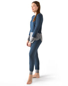 2 Piece Women's Two Tone Blue and Gray Pajama Set - Charming Charlie