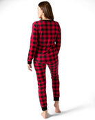 Women's Buffalo Plaid Two-Piece PJ Set In a Bag - Charming Charlie