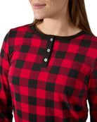Women's Buffalo Plaid Two-Piece PJ Set In a Bag - Charming Charlie