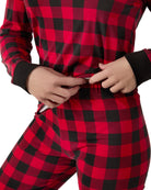 Women's Buffalo Plaid Two-Piece PJ Set In a Bag - Charming Charlie