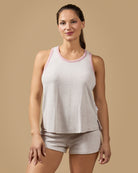 Women's Spa Terry Bamboo Blend Racerback Top and Short Set - Charming Charlie
