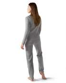 Women's Notch Collar Cotton Blend Pant Pajama Set - Charming Charlie