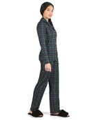 Women's Plaid Notch Collar Two-Piece PJ Set In a Bag - Charming Charlie