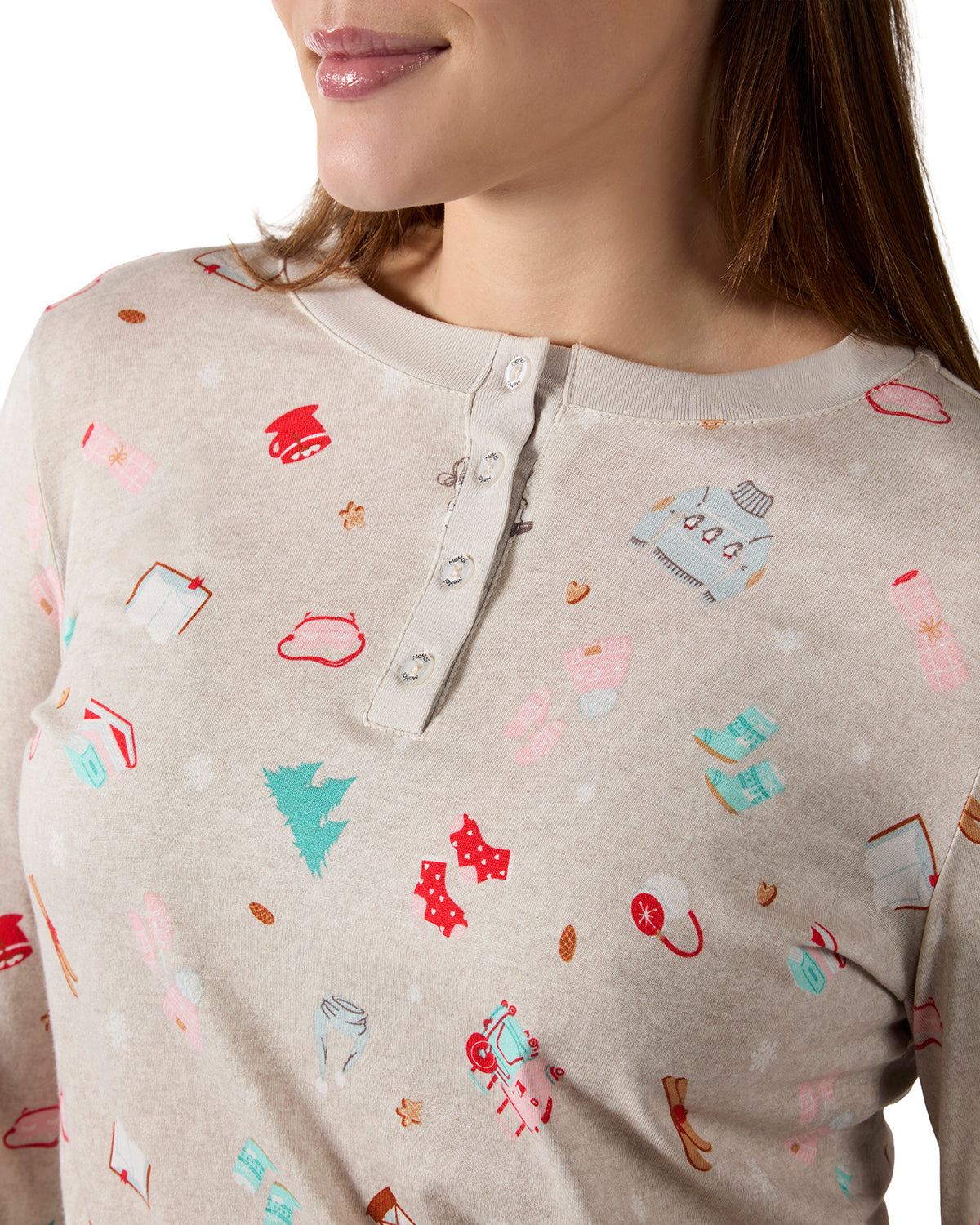 Women's Holiday Getaway Two-Piece PJ Set in a Bag - Charming Charlie