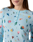 Women's Bear and Campfire Fun Two-Piece PJ Set in a Bag - Charming Charlie