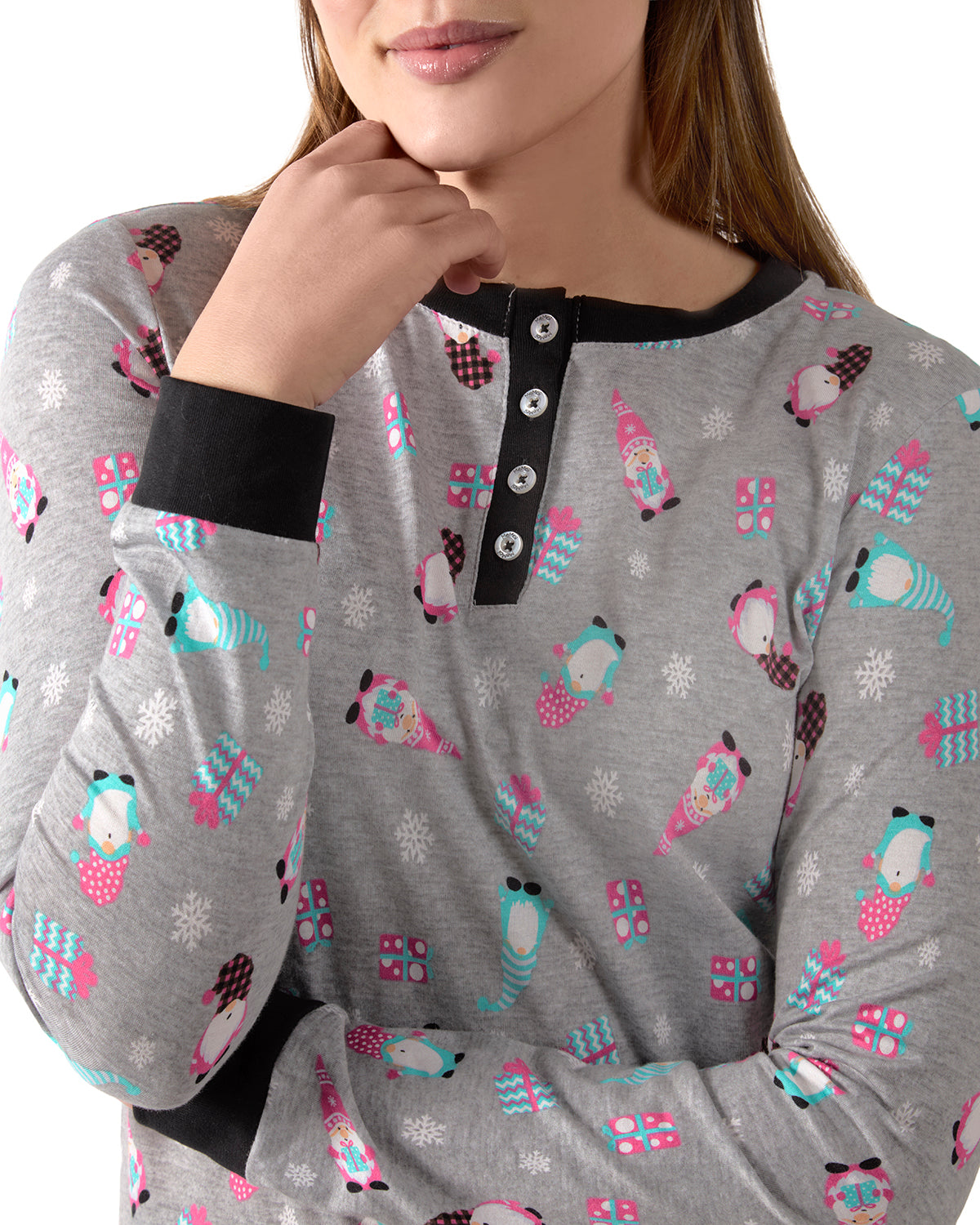Women's Holiday Gnomes Two-Piece PJ Set in a Bag - Charming Charlie