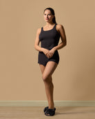 Women's Soft Luxe Matching Ribbed Tank Top and Short Set - Charming Charlie