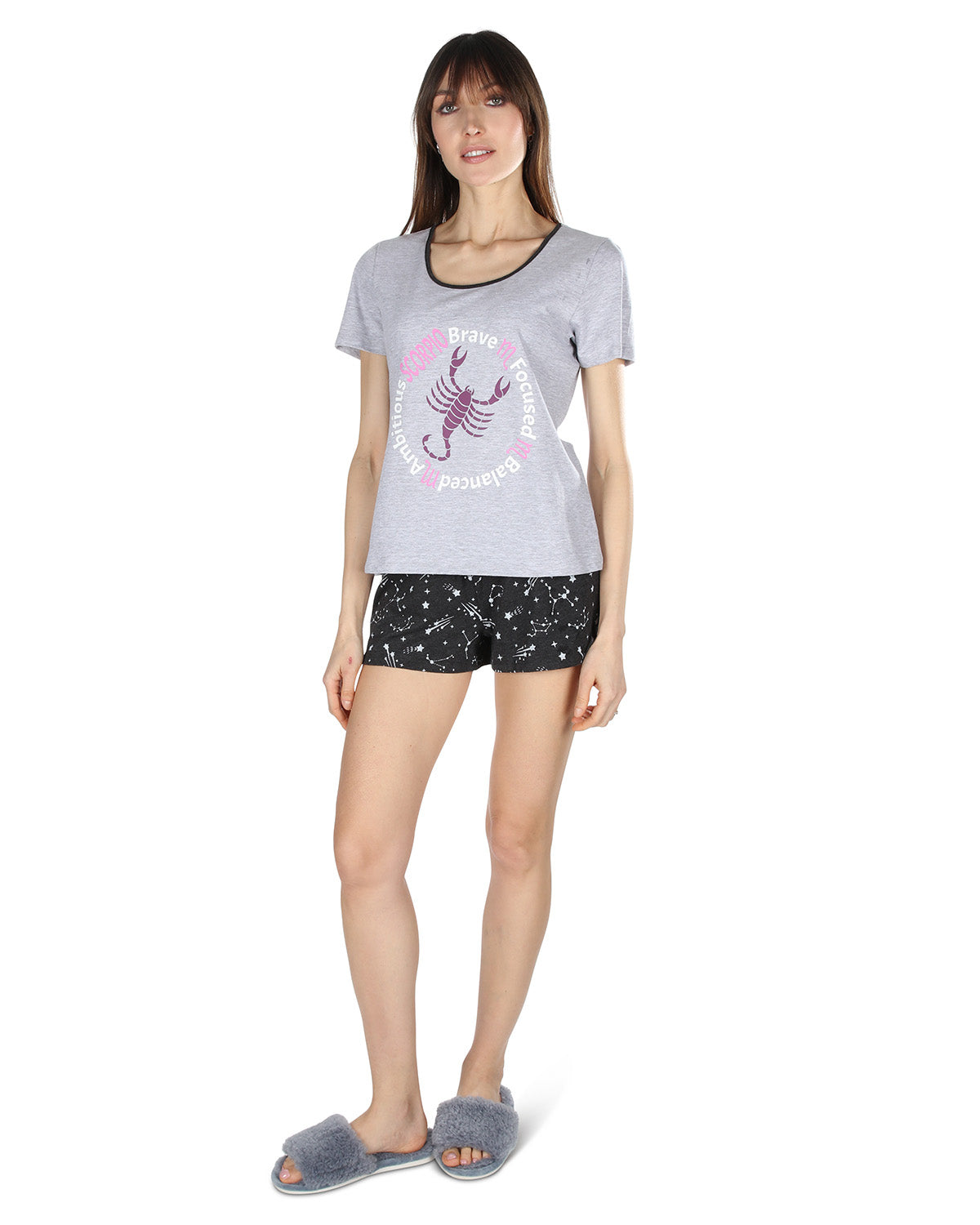 Women's Scorpio Zodiac Sign PJ Short Set