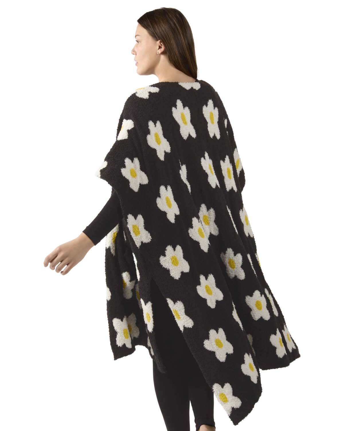 Women's Daisy Cozy Knit Wearable Throw Robe - Charming Charlie