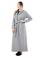 Women's Cotton Blend Heavy Quilted Full-Length Robe - Charming Charlie