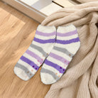 Ultra-Cozy Striped Non-Slip Fuzzy Socks - Charming Charlie