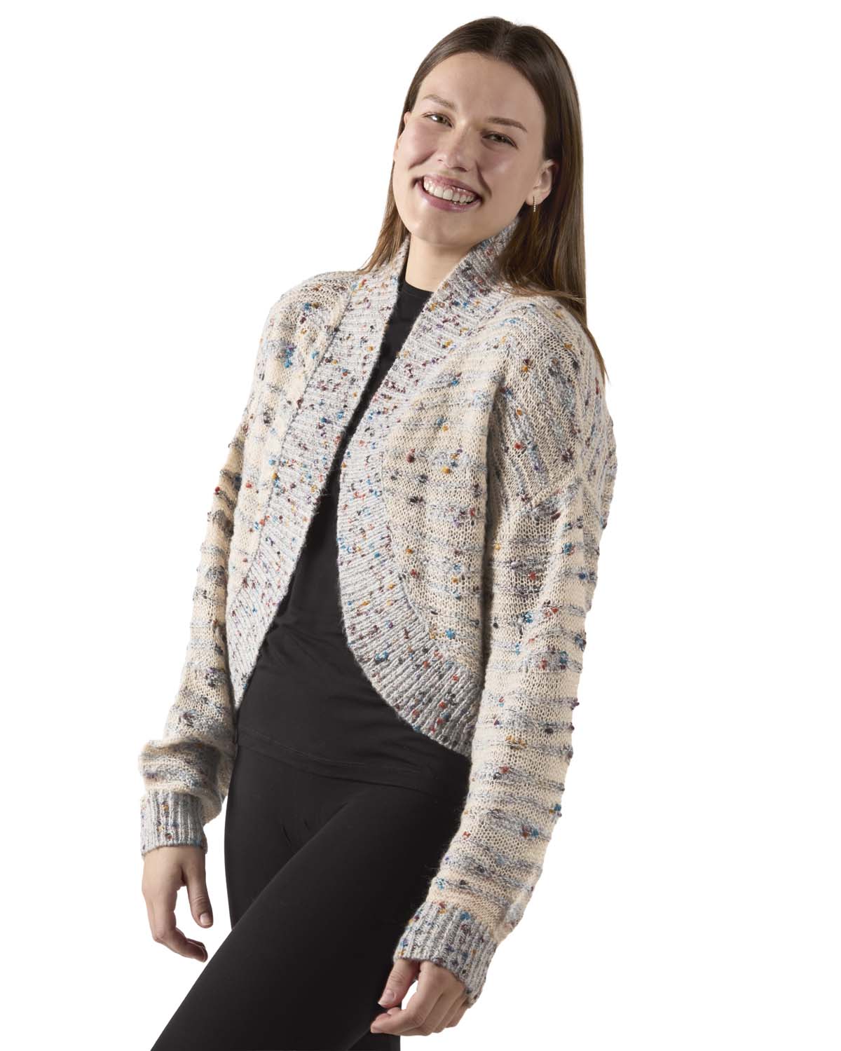 Women's Multicolor Lightweight Sweater Knit Shrug - Charming Charlie