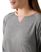 Women's All Day Lounge Lightweight Raglan Pullover - Charming Charlie