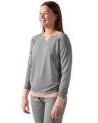 Women's All Day Lounge Lightweight Raglan Pullover - Charming Charlie