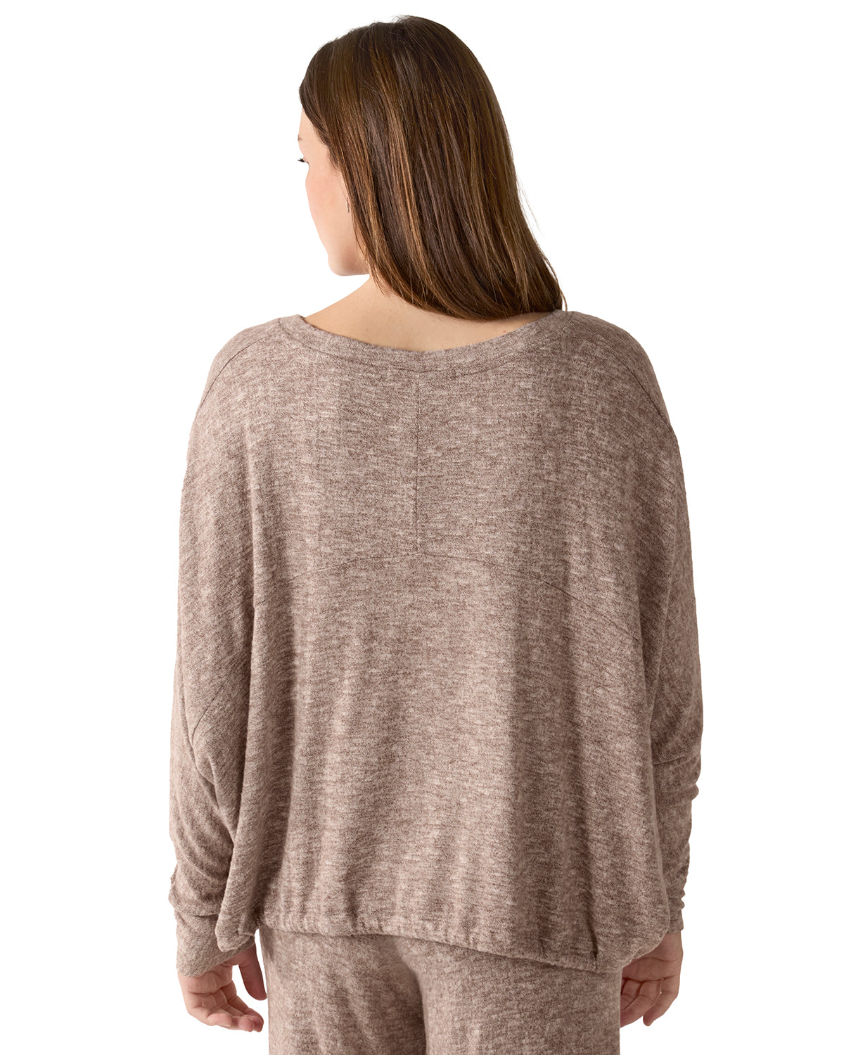 Women's Supersoft Hacci Lounge Pull Over Loose Fit Top - Charming Charlie