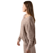 Women's Supersoft Hacci Lounge Pull Over Loose Fit Top - Charming Charlie