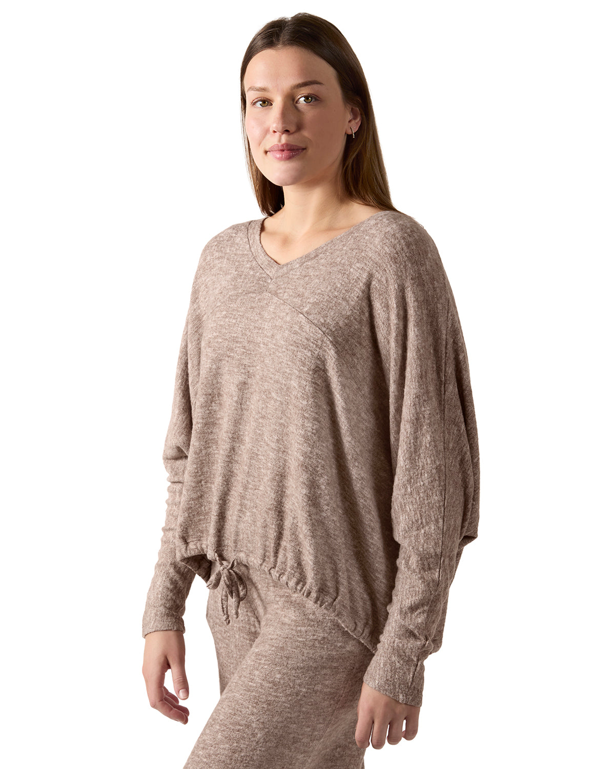 Women's Supersoft Hacci Lounge Pull Over Loose Fit Top - Charming Charlie