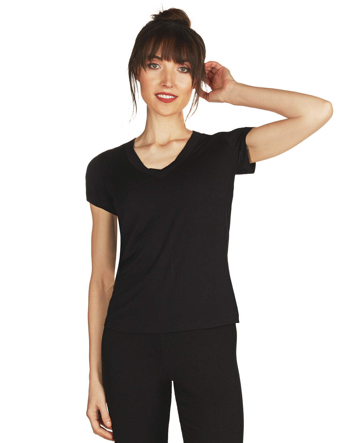 Women's Bamboo Blend Eco Basics Relaxed Fit T-Shirt