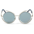 HOLLAND | A21 - Designer Pearl-Studded Cut-Out Cat Eye Princess Sunglasses - Cramilo Eyewear - Stylish Trendy Affordable Sunglasses Clear Glasses Eye Wear Fashion