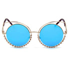 HOLLAND | A21 - Designer Pearl-Studded Cut-Out Cat Eye Princess Sunglasses - Cramilo Eyewear - Stylish Trendy Affordable Sunglasses Clear Glasses Eye Wear Fashion