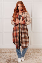 Cabin Fever Flannel Plaid Oversized Shacket - Charming Charlie