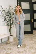 Call Me Wonderful Longline Cardigan in Grey - Charming Charlie